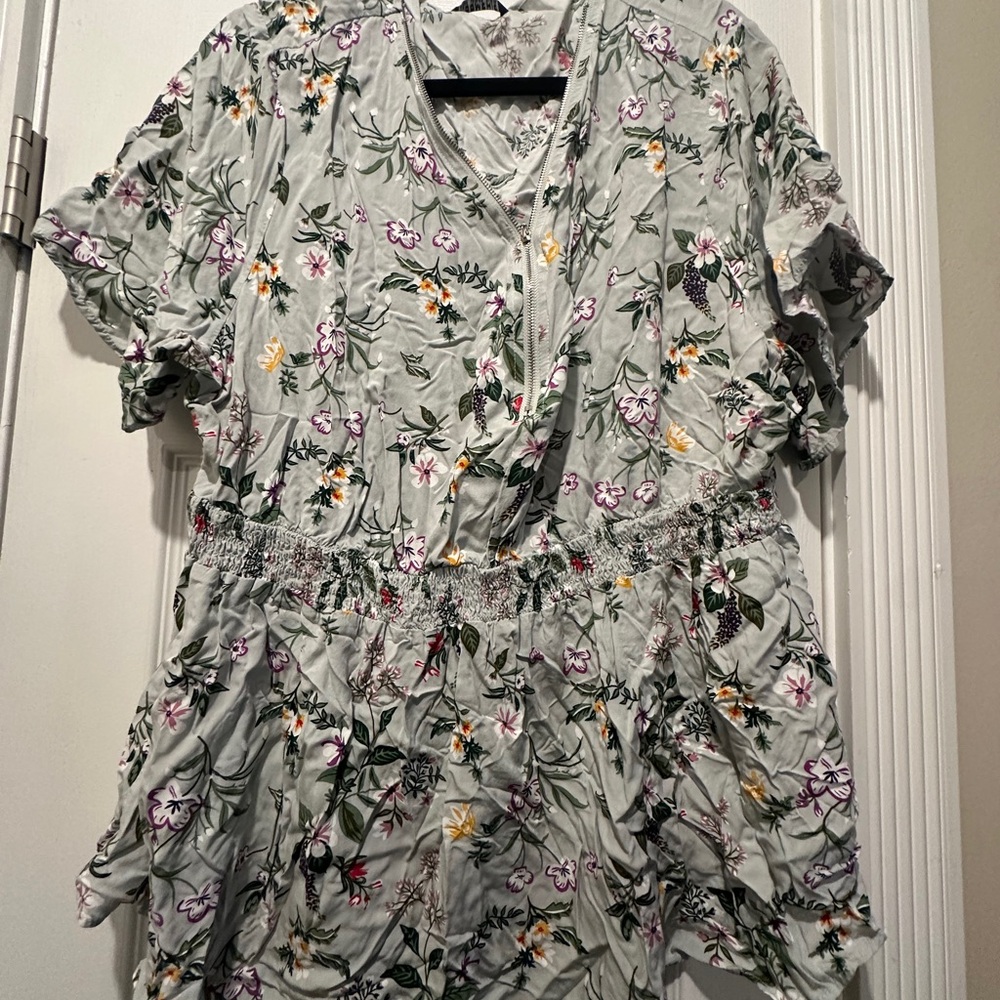 Bloomchic Floral Print Women's Top
